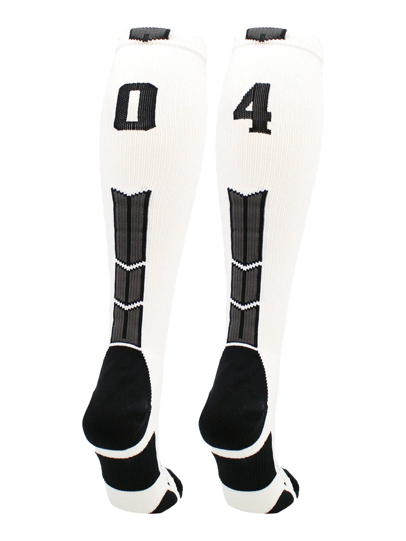 MadSportsStuff Softball Socks White Player ID Custom Number Over The Calf Socks For Softball Baseball Football Boys And Girls 74 MadSportsStuff Softball Socks White Player ID Custom Number Over The Calf Socks For Softball Baseball Football Boys And Girls