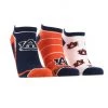 TCK Auburn Tigers No Show Socks Full Field 3 Pack