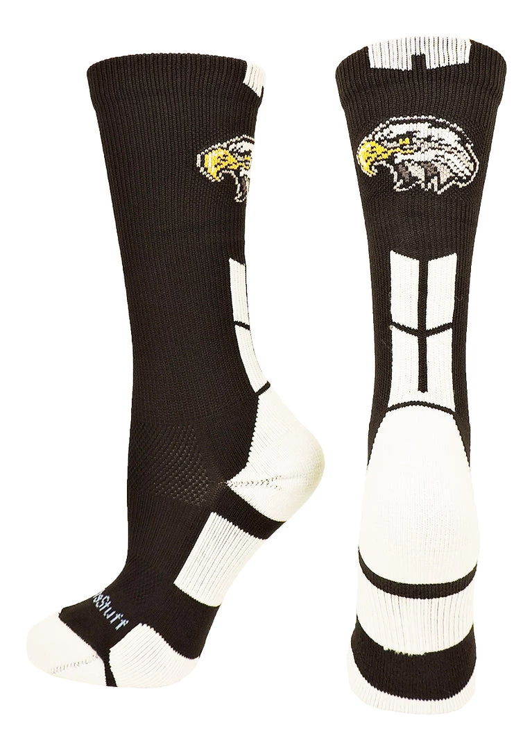 MadSportsStuff Eagles Logo Athletic Crew Socks (multiple Colors) 1 MadSportsStuff Eagles Logo Athletic Crew Socks (multiple Colors)