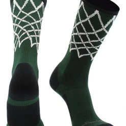 MadSportsStuff Elite Basketball Socks With Net Crew Length - Made In The USA