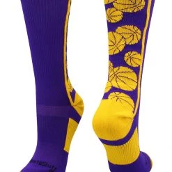 MadSportsStuff Crazy Basketball Logo Crew Socks (multiple Colors)