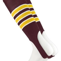 TCK Striped Baseball Stirrups 7 Inch Pattern D