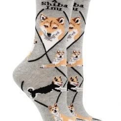 WHD Shiba Inu Socks For Women Gift For Dog Lovers