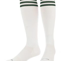 TCK Soccer Socks With Stripes- For Boys Or Girls- Men Or Women - Extra Cross-Stretch For Shin Guards