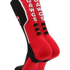 TCK University Of Georgia Bulldogs Socks Perimeter Crew