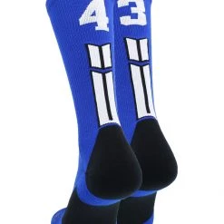 MadSportsStuff Volleyball Socks Royal Player ID Custom Number Crew Socks For Basketball Lacrosse Volleyball Boys And Girls 190 MadSportsStuff Volleyball Socks Royal Player ID Custom Number Crew Socks For Basketball Lacrosse Volleyball Boys And Girls