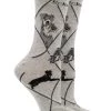 WHD Crazy Socks - Crew Schnauzer Socks For Women Gift For Dog Lovers