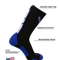 TCK United States Air Force Academy Socks Air Force Falcons Baseline 3.0 Crew Socks