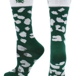 TCK Michigan State Spartans Socks Womens Savage Crew Socks