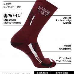 TCK Missouri State Bears Socks Missouri State University Bears Champion Crew Socks All Schools