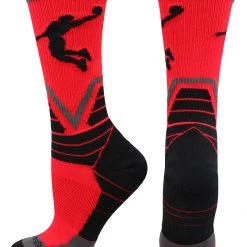 MadSportsStuff Victory Basketball Socks With Player In Crew Length