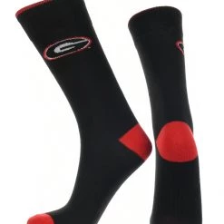 TCK All Schools Georgia Bulldogs Dress Socks Dean's List Crew Length Socks