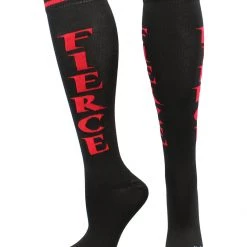 MadSportsStuff Personality Word Socks Over The Calf Length