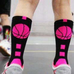 MadSportsStuff Basketball Socks For Boys, Girls, Men, Women- Athletic Crew Socks - Youth And Adult Sizes -Made In The USA 36 MadSportsStuff Basketball Socks For Boys, Girls, Men, Women- Athletic Crew Socks - Youth And Adult Sizes -Made In The USA
