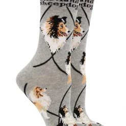 WHD Shetland Sheepdog Socks For Women Gift For Dog Lovers