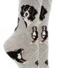 WHD Crazy Socks - Crew Bernese Mountain Dog Socks For Women Gift For Dog Lovers