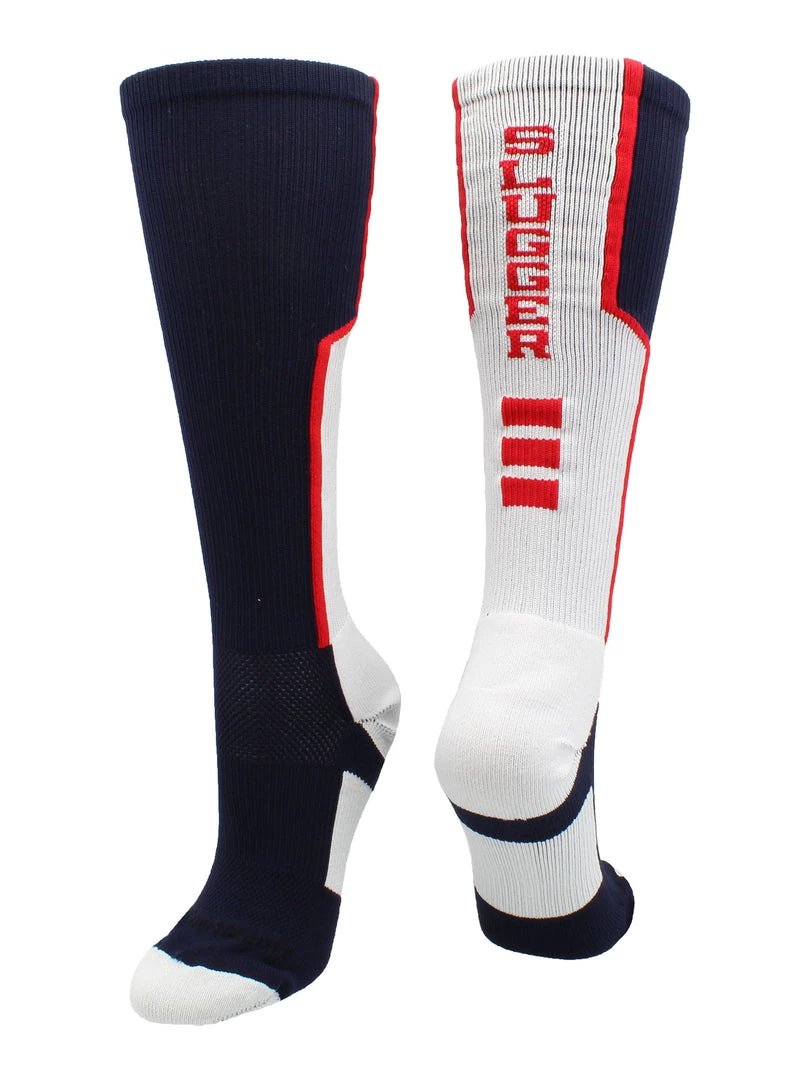 MadSportsStuff Slugger Over The Calf Baseball Socks 1 MadSportsStuff Slugger Over The Calf Baseball Socks