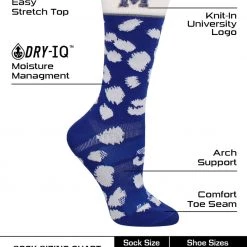 TCK All Schools Memphis Tigers Socks Womens Savage Crew Socks