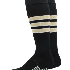 MadSportsStuff Gridiron 3 Stripe Football Socks (Multiple Colors)