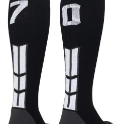 MadSportsStuff Softball Socks Black Player ID Custom Number Over The Calf Socks For Softball Baseball Football Boys And Girls 115 MadSportsStuff Softball Socks Black Player ID Custom Number Over The Calf Socks For Softball Baseball Football Boys And Girls
