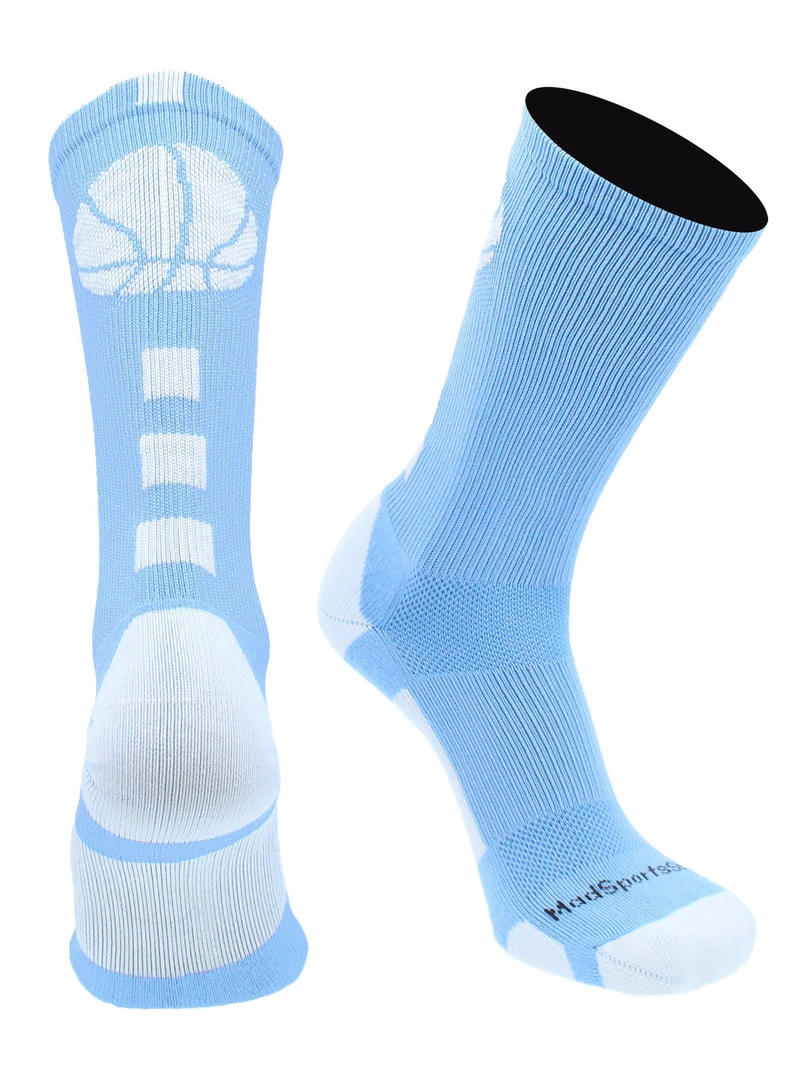 MadSportsStuff Basketball Socks For Boys, Girls, Men, Women- Athletic Crew Socks - Youth And Adult Sizes -Made In The USA 7 MadSportsStuff Basketball Socks For Boys, Girls, Men, Women- Athletic Crew Socks - Youth And Adult Sizes -Made In The USA