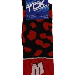 TCK Wisconsin Badgers Socks Womens Savage Crew Socks All Schools