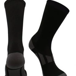 Basketball Socks TCK Solid Performance 2.0 Crew Socks - Elite Athletic Socks For Men And Women, Boys And Girls
