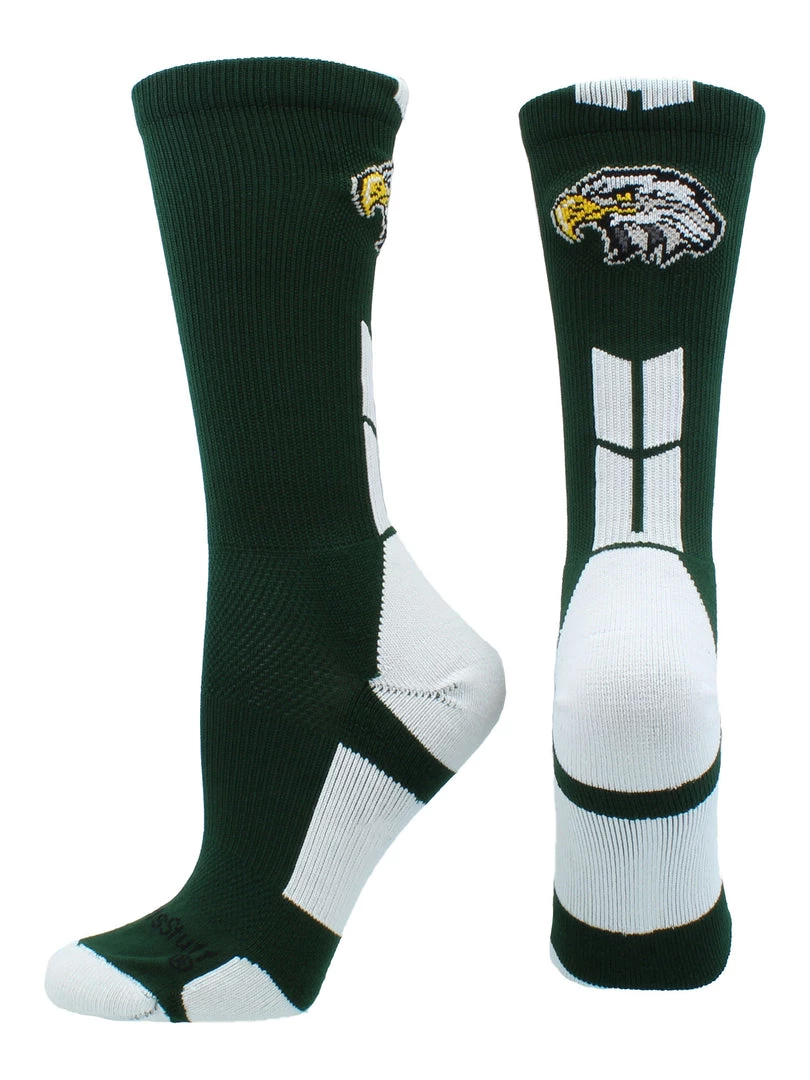 MadSportsStuff Eagles Logo Athletic Crew Socks (multiple Colors) 6 MadSportsStuff Eagles Logo Athletic Crew Socks (multiple Colors)