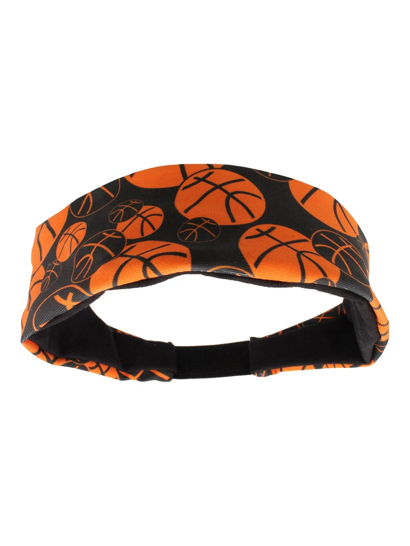 MadSportsStuff Headbands Crazy Girls Basketball Headband With Basketball Logos 1 MadSportsStuff Headbands Crazy Girls Basketball Headband With Basketball Logos
