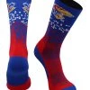 TCK Kansas Jayhawks Socks Downtown Crew
