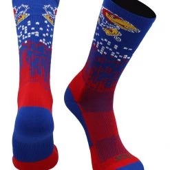 TCK Kansas Jayhawks Socks Downtown Crew