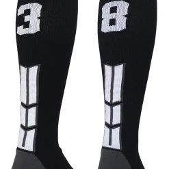 MadSportsStuff Softball Socks Black Player ID Custom Number Over The Calf Socks For Softball Baseball Football Boys And Girls 197 MadSportsStuff Softball Socks Black Player ID Custom Number Over The Calf Socks For Softball Baseball Football Boys And Girls