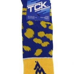 TCK West Virginia Mountaineers Socks Womens Savage Crew Socks