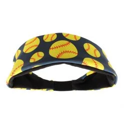MadSportsStuff Crazy Softball Headband With Softball Logos Headbands