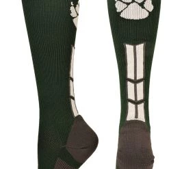 MadSportsStuff Wild Paw Over The Calf Socks (multiple Colors) Baseball Socks