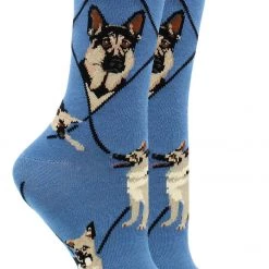 WHD Crazy Socks - Crew German Shepherd Socks For Women Gift For Dog Lovers 13 WHD Crazy Socks - Crew German Shepherd Socks For Women Gift For Dog Lovers