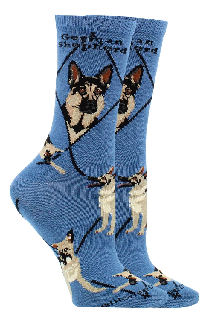 WHD Crazy Socks - Crew German Shepherd Socks For Women Gift For Dog Lovers 7 WHD Crazy Socks - Crew German Shepherd Socks For Women Gift For Dog Lovers