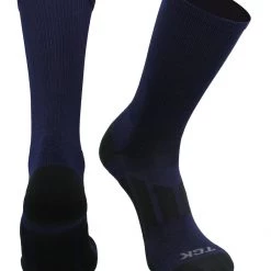 Basketball Socks TCK Solid Performance 2.0 Crew Socks - Elite Athletic Socks For Men And Women, Boys And Girls