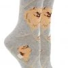 WHD Pomeranian Socks For Women Gift For Dog Lovers Crazy Socks - Crew