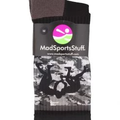 MadSportsStuff Wrestling Socks Fighting Wrestlers Athletic Crew Socks (multiple Colors)