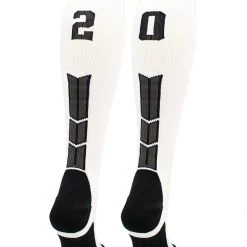 MadSportsStuff Softball Socks White Player ID Custom Number Over The Calf Socks For Softball Baseball Football Boys And Girls 162 MadSportsStuff Softball Socks White Player ID Custom Number Over The Calf Socks For Softball Baseball Football Boys And Girls