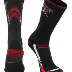 TCK Texas Tech Red Raiders Socks Texas Tech University Red Raiders Champion Crew Socks