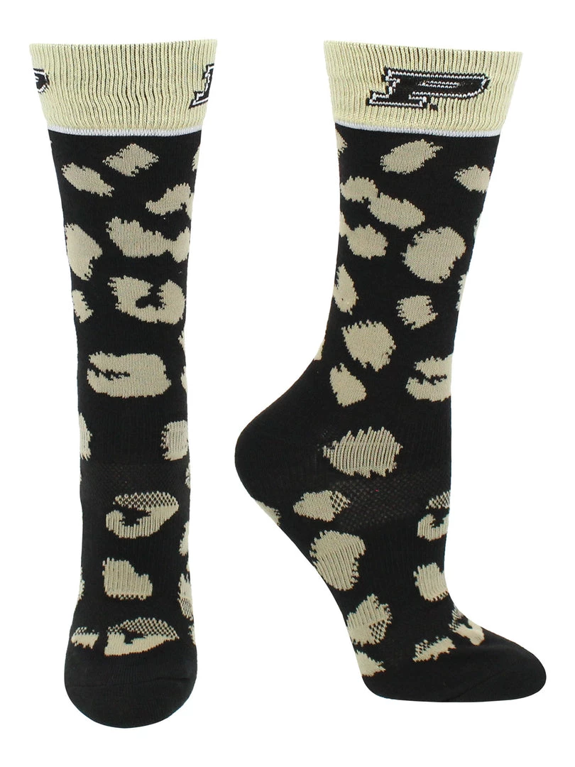 TCK Purdue Boilermakers Socks Womens Savage Crew Socks 2 TCK Purdue Boilermakers Socks Womens Savage Crew Socks