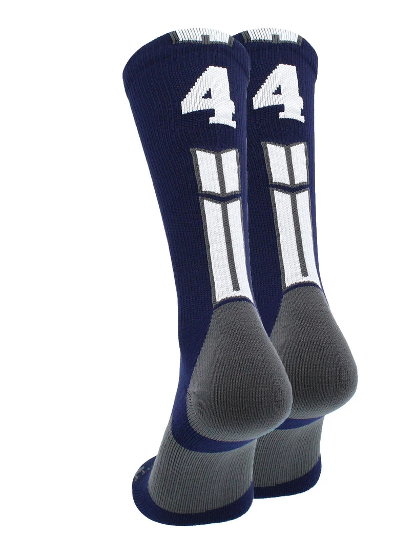 MadSportsStuff Volleyball Socks Navy Player ID Custom Number Crew Socks For Basketball Lacrosse Volleyball Boys And Girls 85 MadSportsStuff Volleyball Socks Navy Player ID Custom Number Crew Socks For Basketball Lacrosse Volleyball Boys And Girls