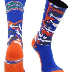 TCK Sports University Of Florida Gators Socks Woodland Camo Crew 11 TCK Sports University Of Florida Gators Socks Woodland Camo Crew