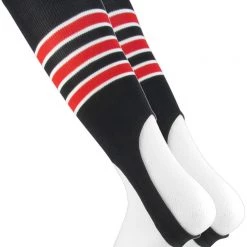 TCK Striped Baseball Stirrups 7 Inch Pattern D