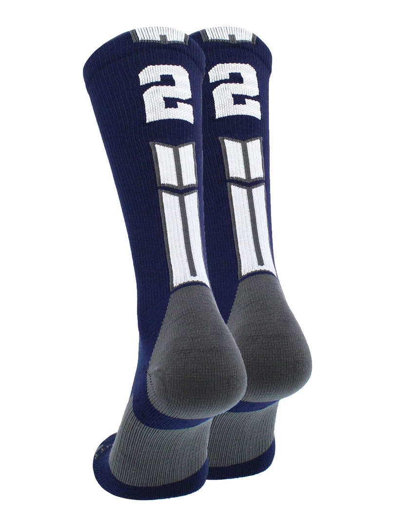 MadSportsStuff Volleyball Socks Navy Player ID Custom Number Crew Socks For Basketball Lacrosse Volleyball Boys And Girls 78 MadSportsStuff Volleyball Socks Navy Player ID Custom Number Crew Socks For Basketball Lacrosse Volleyball Boys And Girls