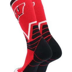 TCK Wisconsin Badgers Socks Victory Crew All Schools