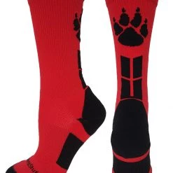 MadSportsStuff Wild Paws Athletic Crew Socks (multiple Colors)