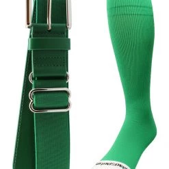 MadSportsStuff Softball Or Baseball Socks And Belt Combo - Youth And Adult Sizes Pro Line
